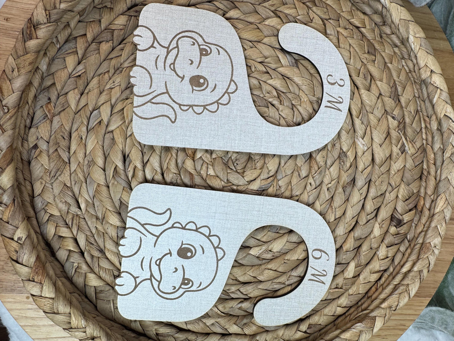 Dinosaur Nursery Closet Dividers: Baby T-Rex Closet Organizer, Newborn-24 Months