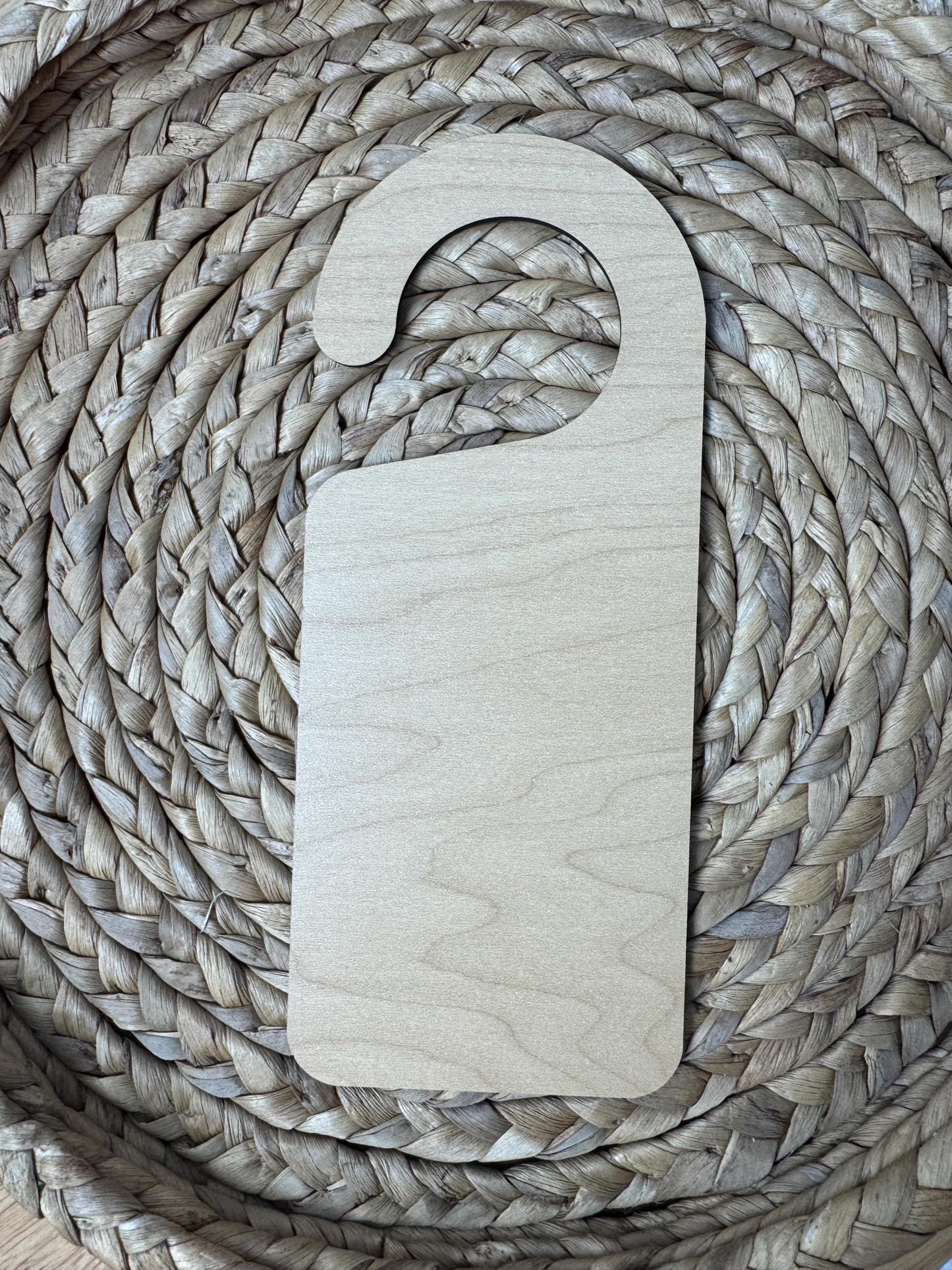 You Wake You Take Door Hanger: Funny Engraved Wood Sign