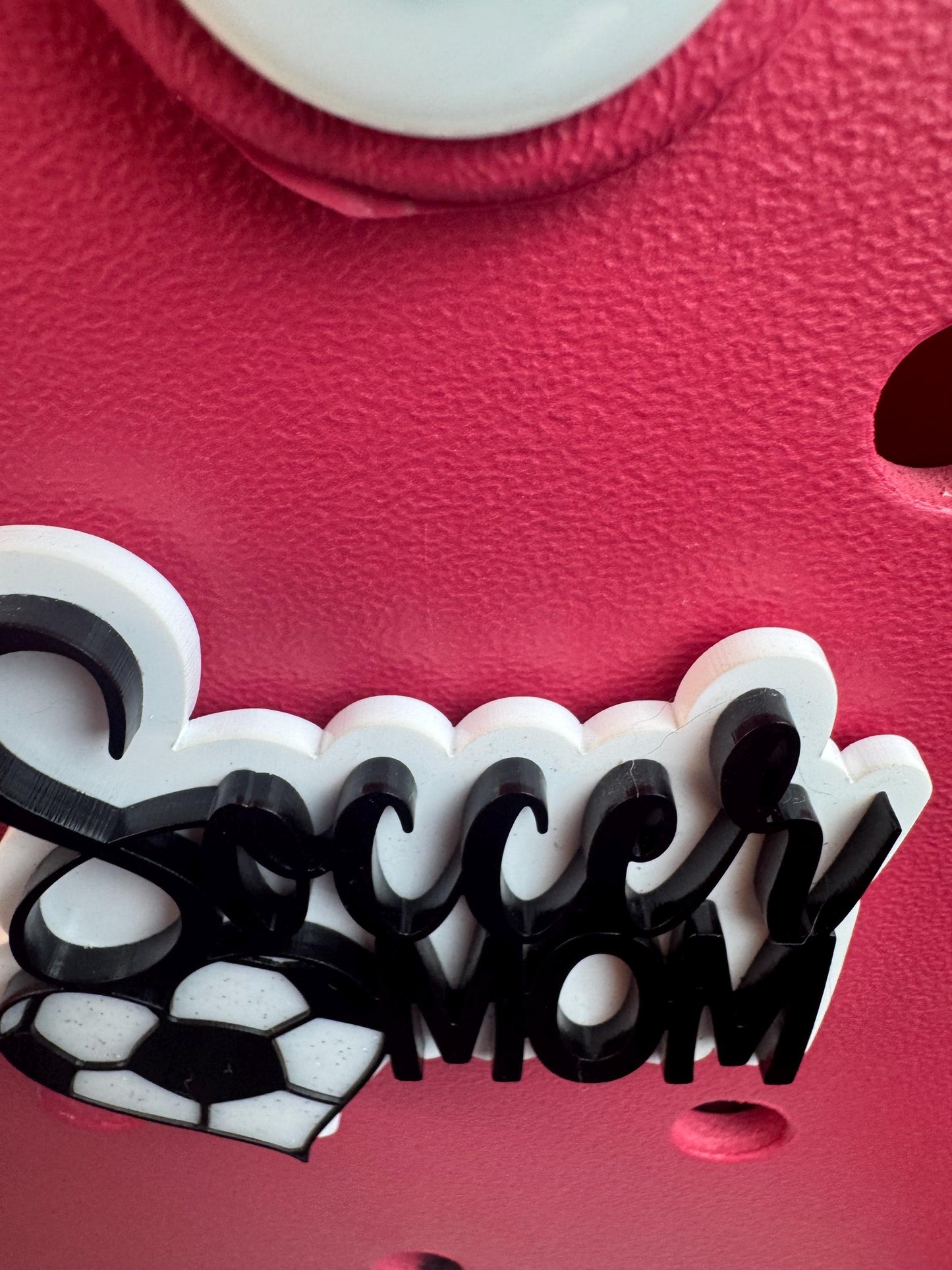Soccer Mom Bogg Bag Charm: Handmade Sports Bag Accessory