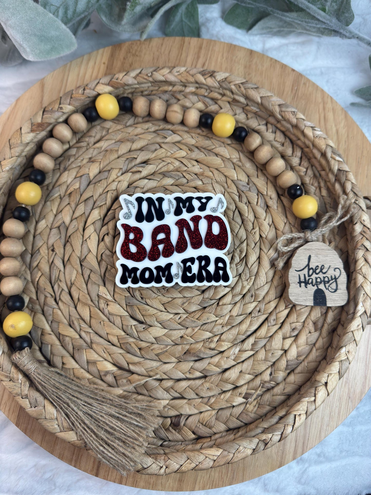 Band Mom Era Bogg Bag Charm: Band in School Colors