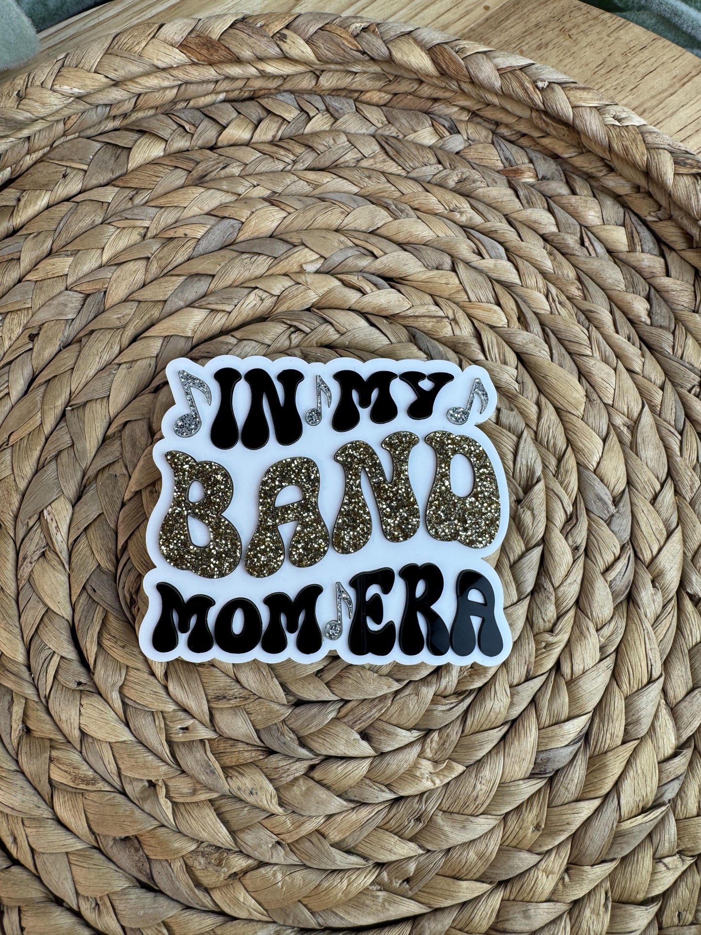 Band Mom Era Bogg Bag Charm: Band in School Colors