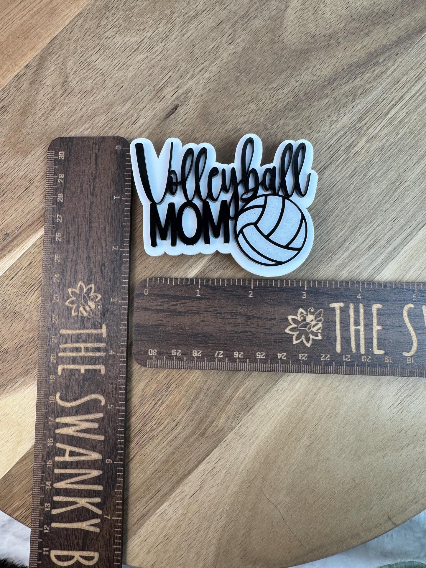 Volleyball Mom Charm for Bogg Bag: Sports Mom Accessory