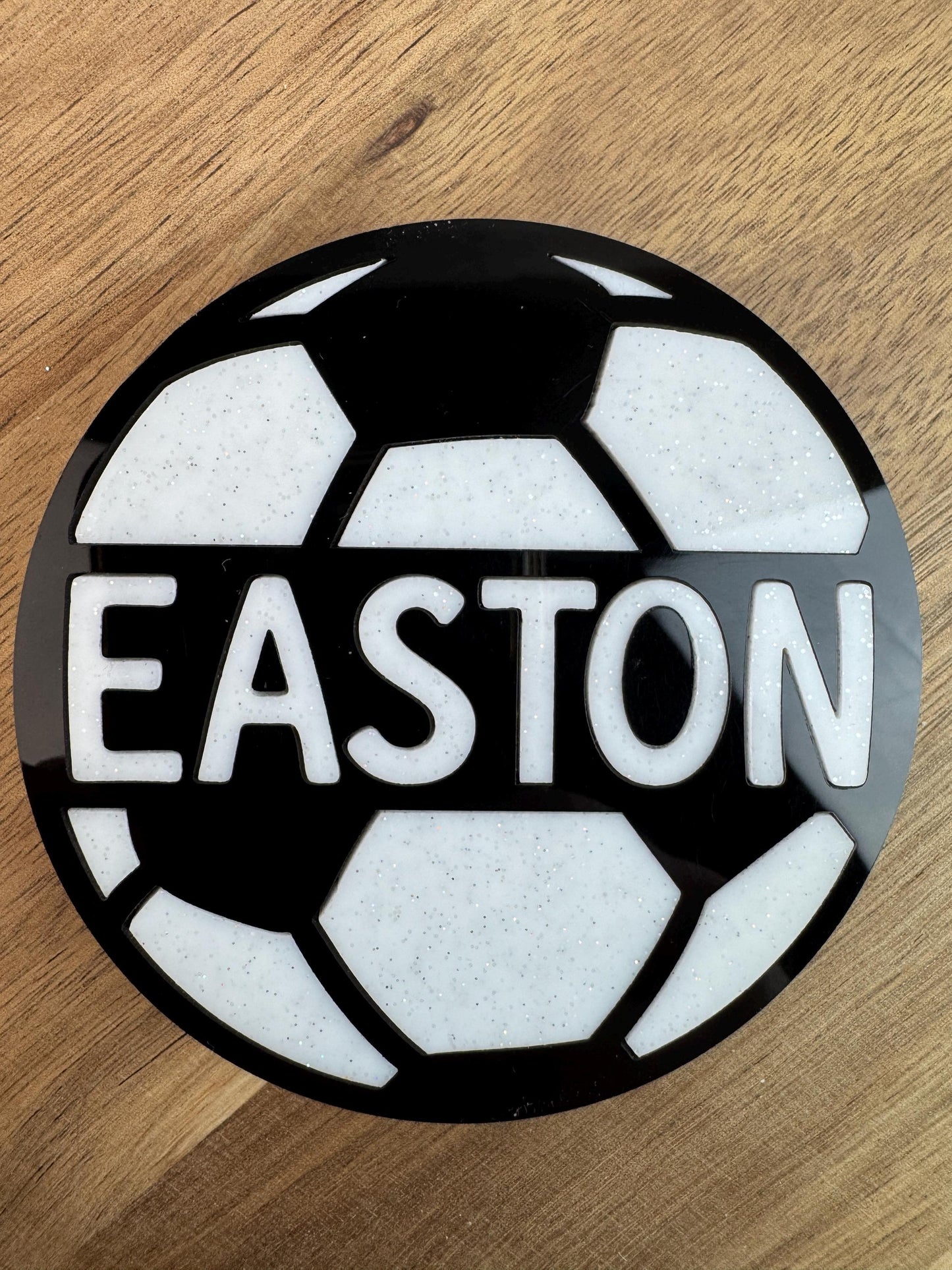 Custom Name Soccer Bogg Bag Charm