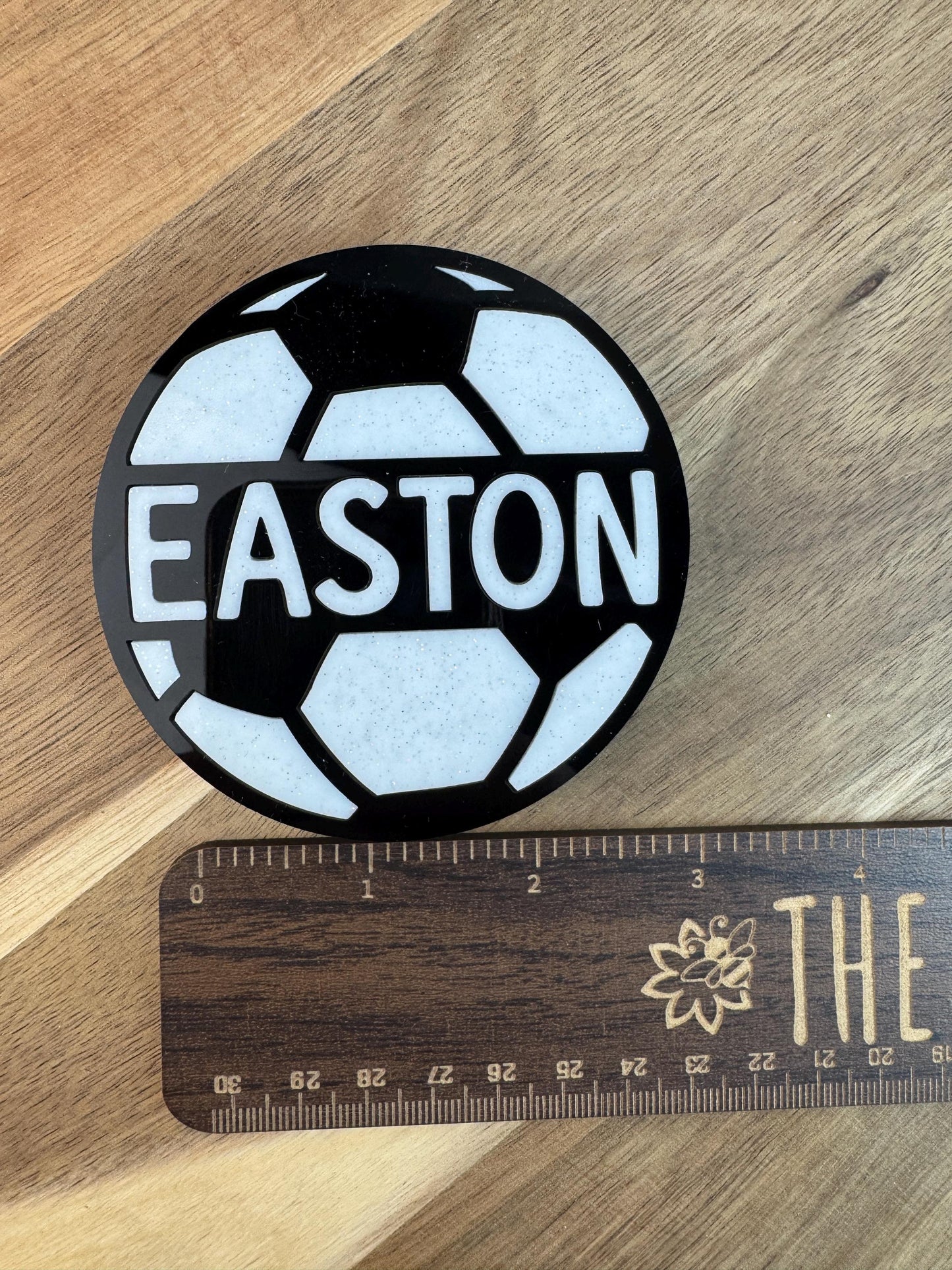 Custom Name Soccer Bogg Bag Charm
