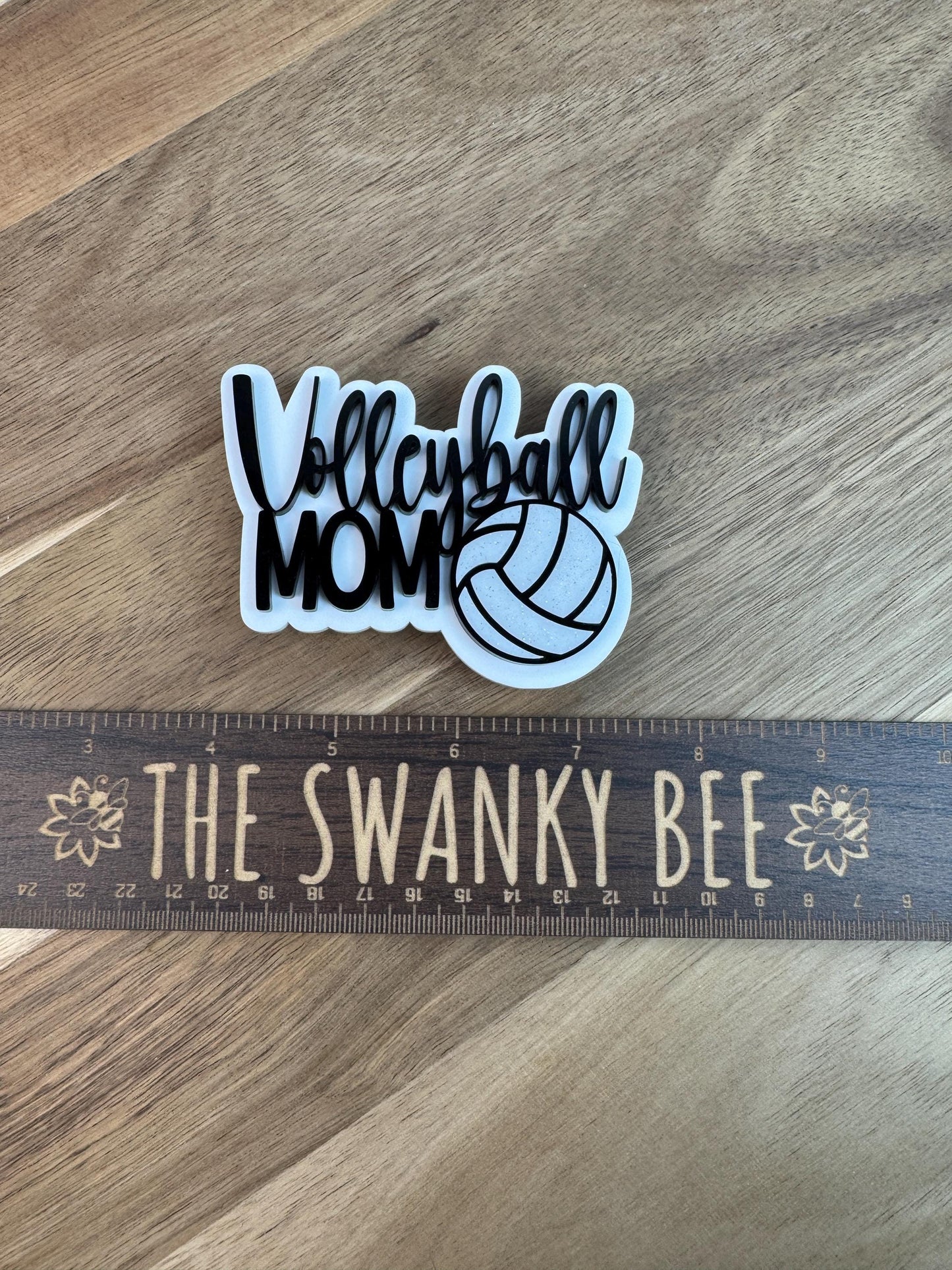 Volleyball Mom Charm for Bogg Bag: Sports Mom Accessory