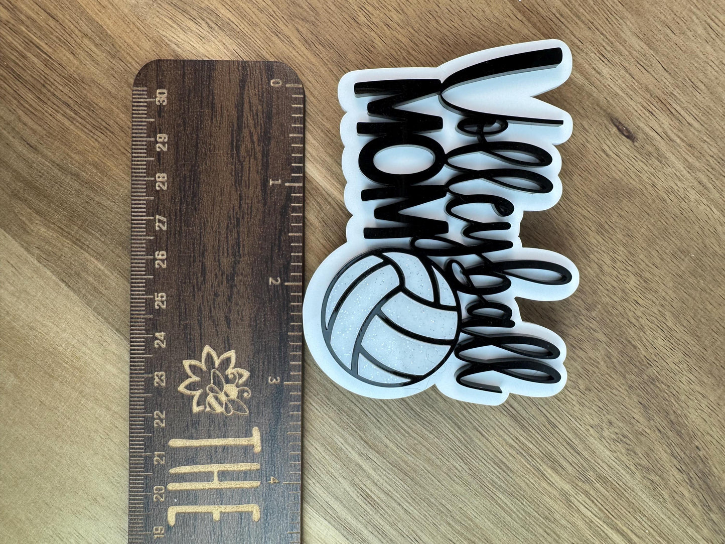 Volleyball Mom Charm for Bogg Bag: Sports Mom Accessory
