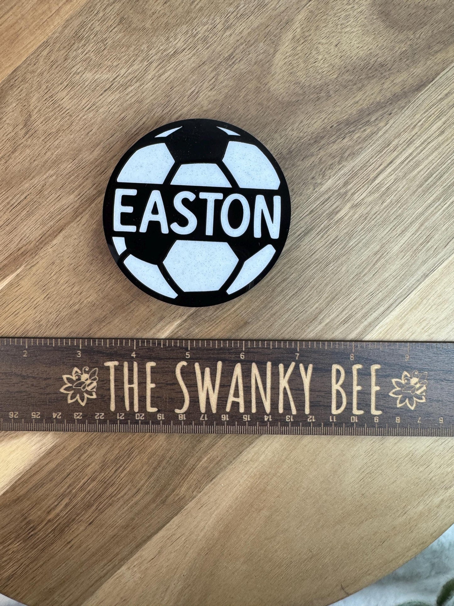 Custom Name Soccer Bogg Bag Charm