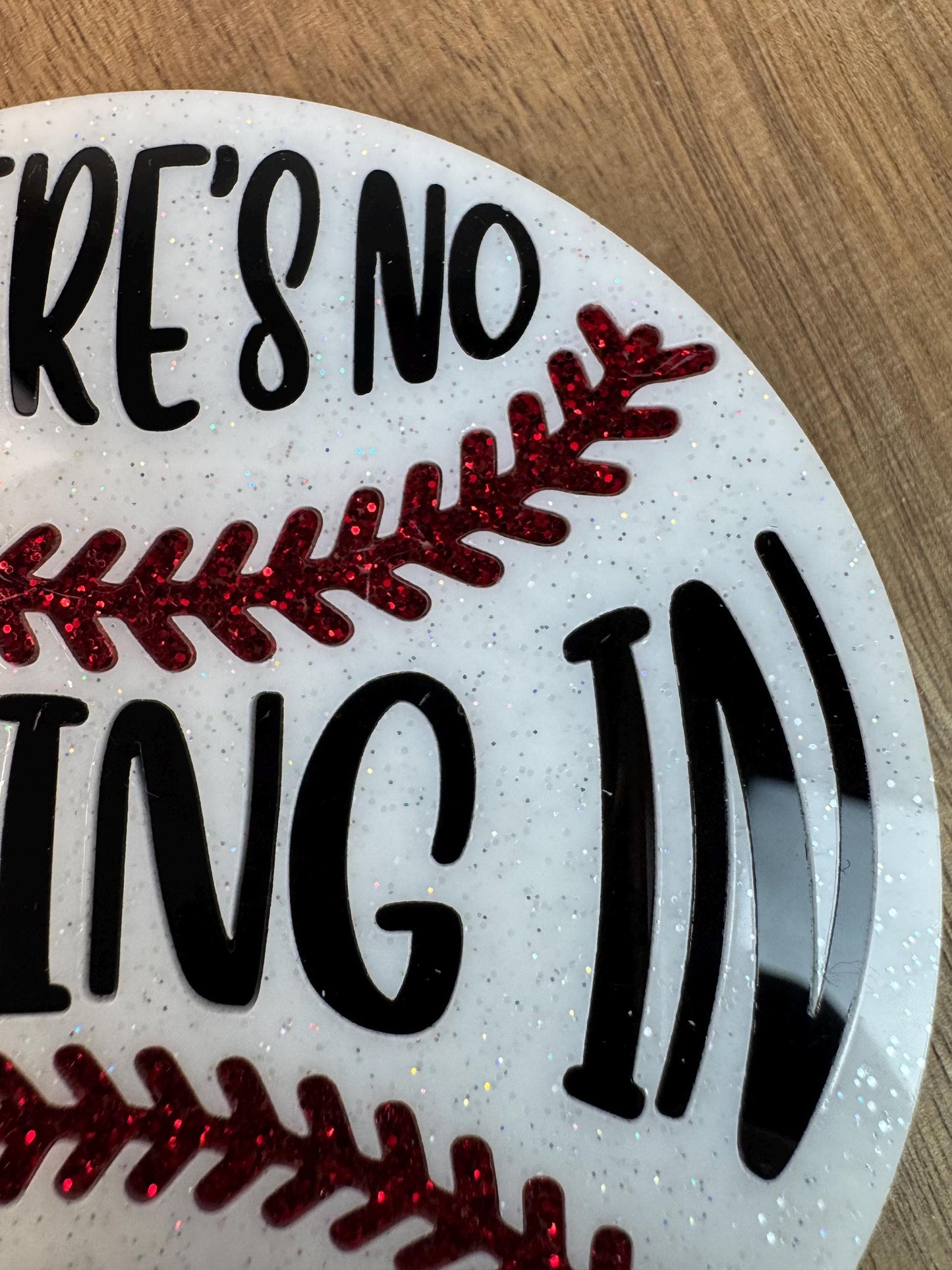 There’s No Crying in Baseball Bogg Bag Charm | Mom Gift | Sports Accessory