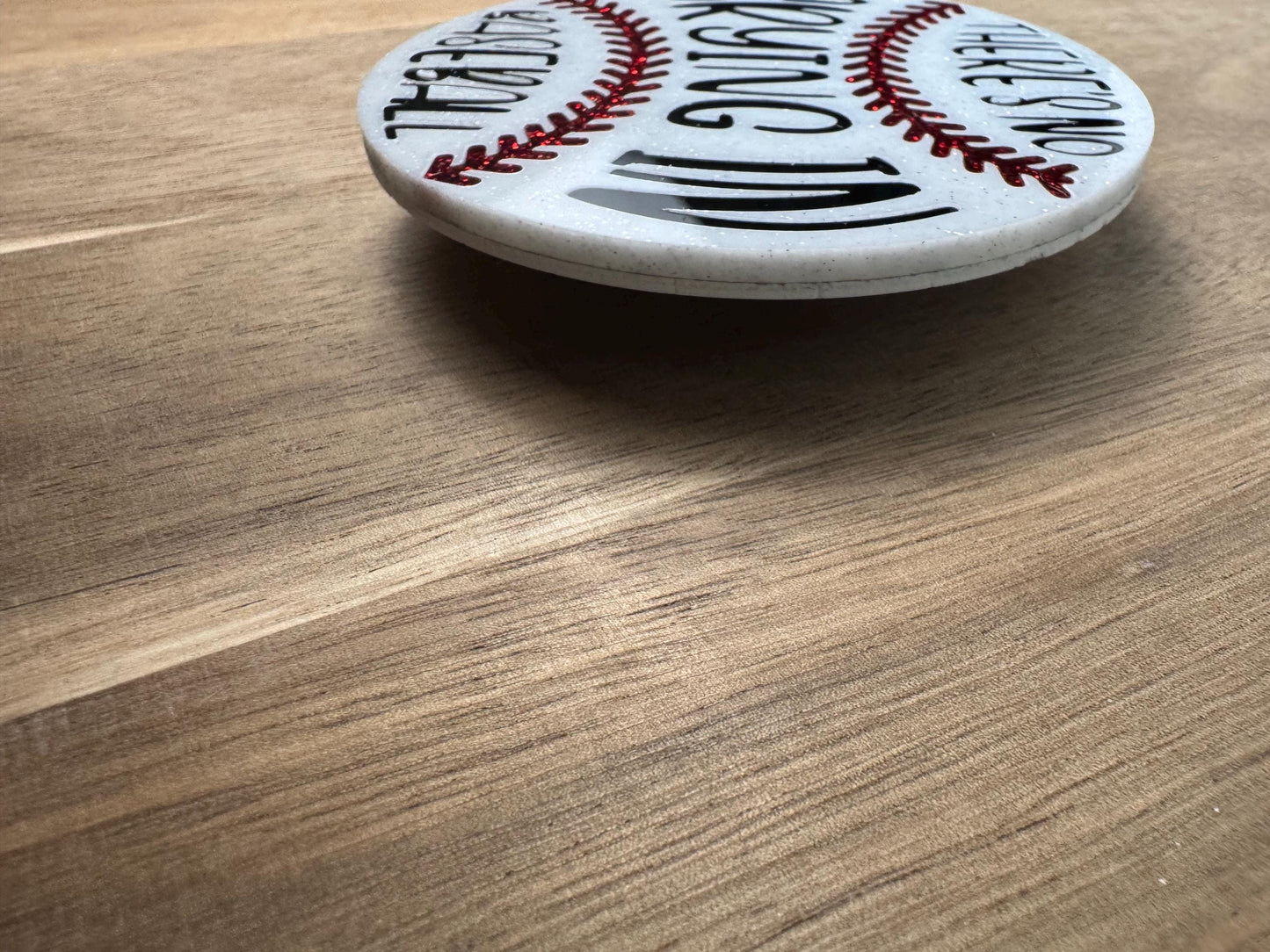 There’s No Crying in Baseball Bogg Bag Charm | Mom Gift | Sports Accessory