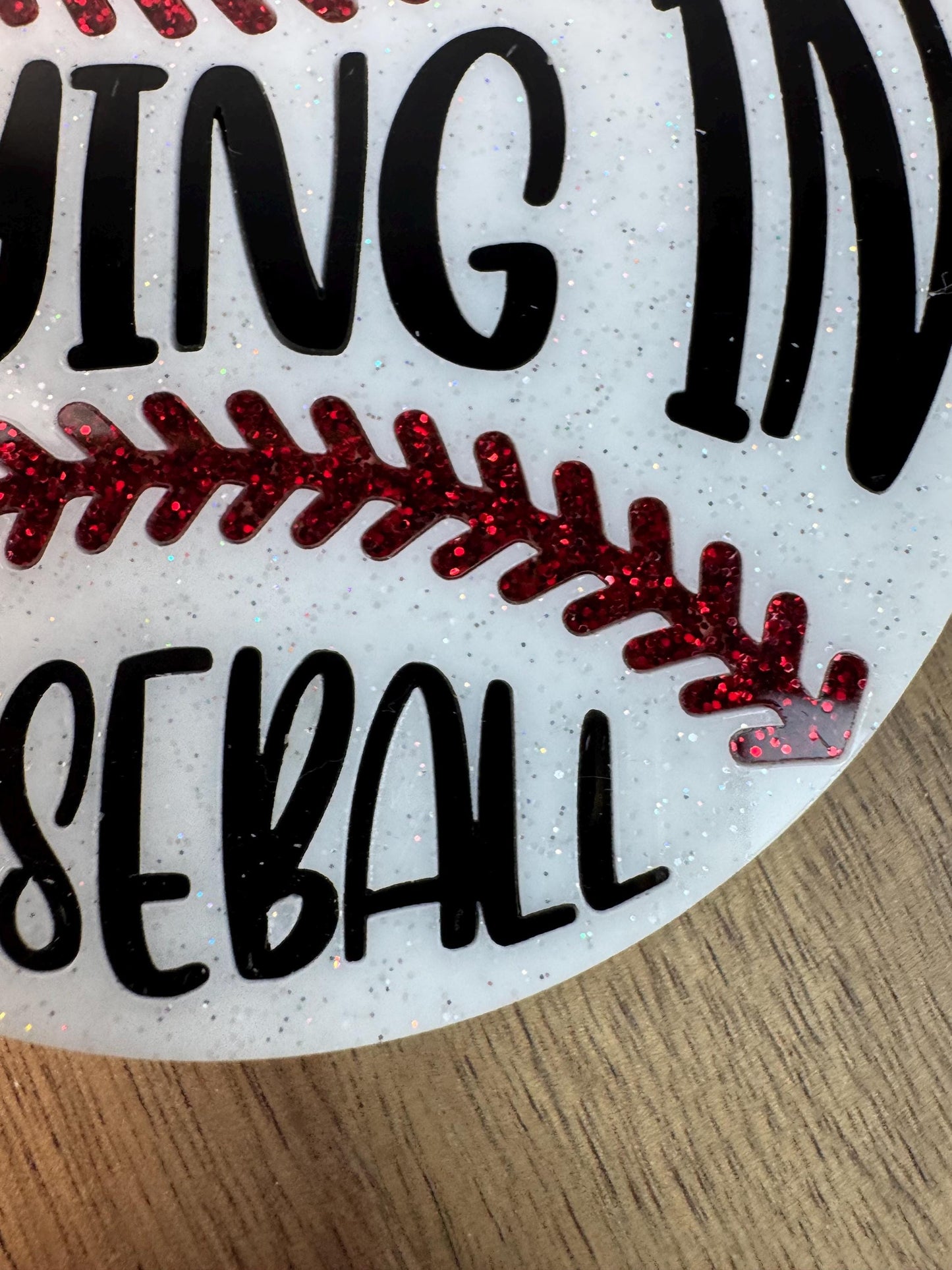 There’s No Crying in Baseball Bogg Bag Charm | Mom Gift | Sports Accessory