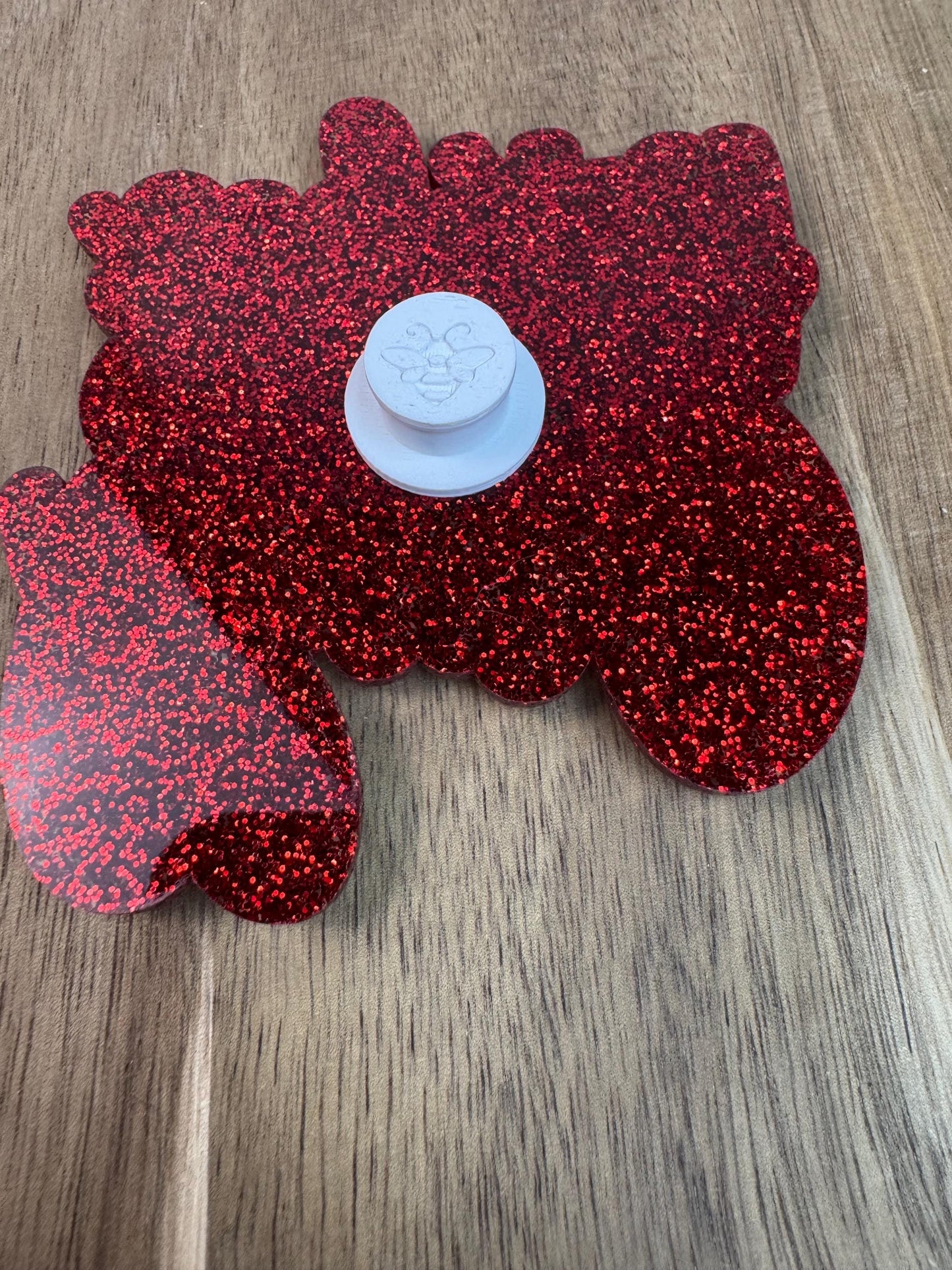 Pitches Be Crazy Bogg Bag Charm | Baseball or Softball Glitter Bag Accessory
