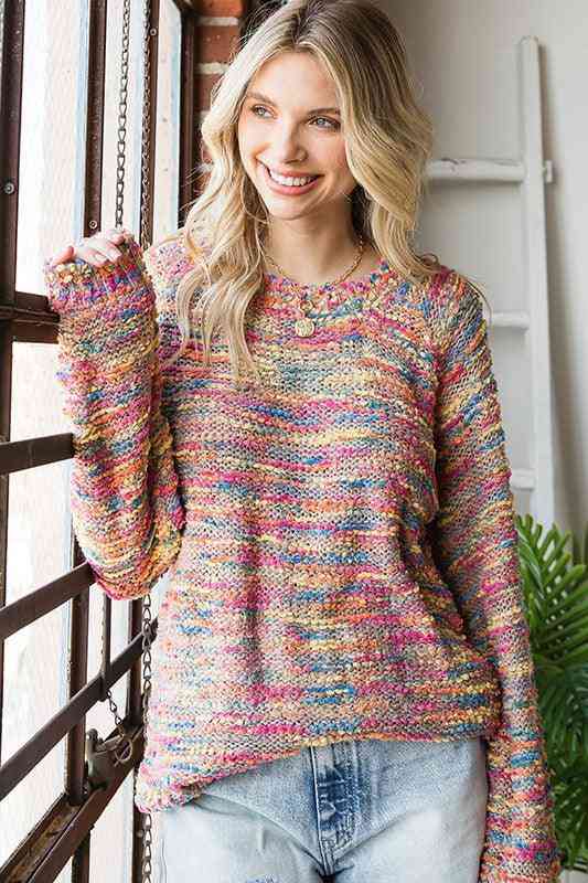 Light Multicolored Sweater - The Swanky Bee