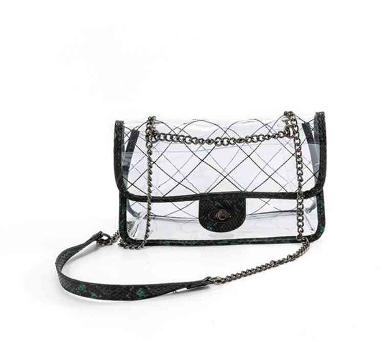 Rectangular Clear Bag - The Swanky Bee